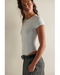 Intimately By Free People - Clean Lines Tee Bodysuit By - Lyst