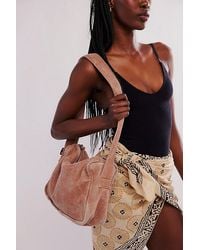 Free People - Replay Leather Shoulder Bag - Lyst