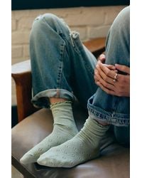 Free People - Pointelle Ru Socks - Lyst