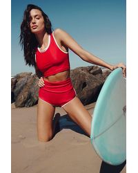 Salt Gypsy - Betty Surf Bottoms At Free People In Red, Size: Xs - Lyst
