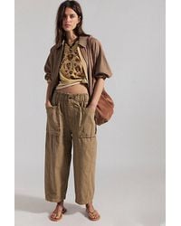 Free People - Costa Straight Harem Pants - Lyst