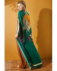 Free People - Moon Dance Maxi Kimono At In Ivy Combo - Lyst