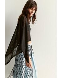 Free People - Maggie Everyday Asymmetrical Knit Poncho - Lyst