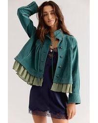 Free People - Novina Velvet Jacket - Lyst