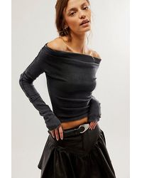 Free People - Gigi Long Sleeve At Free People In Black, Size: Xs - Lyst