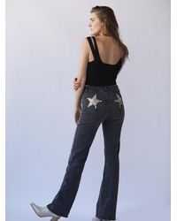 Free People Firecracker Flare Jeans - Multicolour