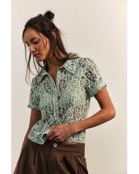 Free People - Betty Lace Top - Lyst