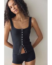 Intimately By Free People - End Game Pointelle Tank Top - Lyst