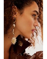 Free People - Avery Dangles At In Gold - Lyst