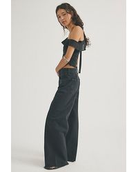 Free People - Alter Ego Wide-Leg Twisted Jeans - Lyst