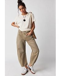 Free People - We The Free Good Luck Mid-rise Barrel Jeans - Lyst