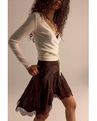 Intimately By Free People - Something Satin Mini Slip Skirt By - Lyst