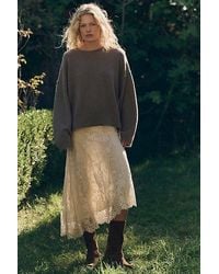 Free People - Fall Into Lace Midi Skirt Set - Lyst
