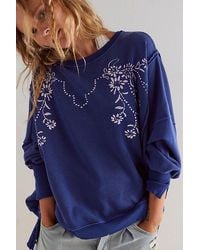 Free People - Graphic Camden Pullover - Lyst