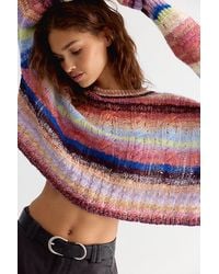 Free People - Winona Airspun Cable Knit Pullover - Lyst