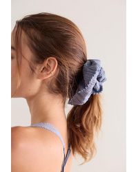 Free People - Calypso Beaded Trim Scrunchie - Lyst