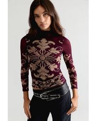 Free People - Jessa Long Sleeve Top - Lyst