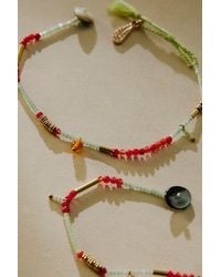 Free People - Muse Semi-Precious Short Beaded Layering Necklace - Lyst