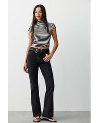 Free People - Double Knot High-Rise Straight Bootcut Jeans - Lyst
