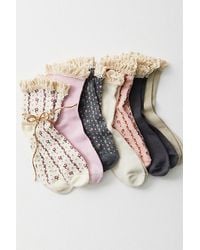 Free People - The Ultimate Sock Pack At In Assort - Lyst