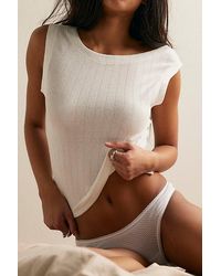 Intimately By Free People - End Game Pointelle Muscle Tank Top By - Lyst