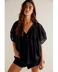 Free People - We The Free Sunray Babydoll Top - Lyst
