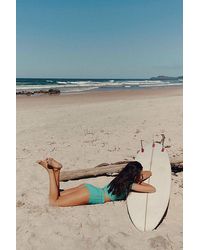 Rhythm - Capri Check Lace Up Surf Short - Lyst