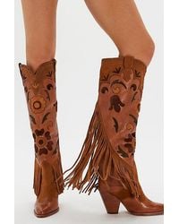 Spell - Sannah Fringe Boots - Lyst
