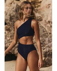 Beach Riot - Celine Ribbed One-Piece Swimsuit - Lyst