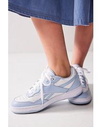 Reebok - Bb 4000 Ii Low Sneakers At Free People In Pale Blue/white, Size: Us 7.5 - Lyst