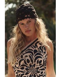 Free People - Cora Crochet Knit Skull Cap - Lyst
