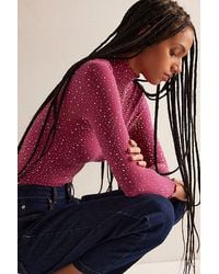 Intimately By Free People - Night Sky Seamless Turtleneck Bodysuit By - Lyst