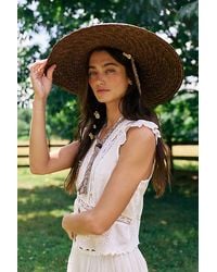 Free People - So Coastal Wide Brim Hat - Lyst
