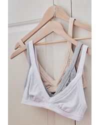 Intimately By Free People - Heathered Essentials Triangle Bralette - Lyst