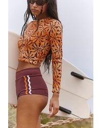 Rhythm - High-Waisted Boyshort Surf Bottoms - Lyst