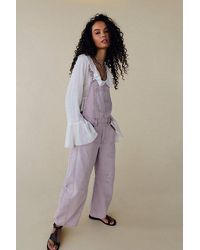 Free People - Good Luck Barrel Dungarees - Lyst