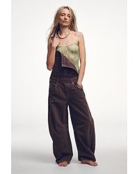 Free People - We The Free Good Luck Barrel Overalls - Lyst