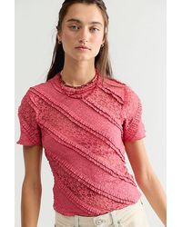 Free People - Solita Lace Top - Lyst