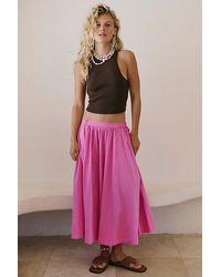 free-est - Lowen Midi Skirt - Lyst