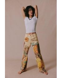 Free People - Tinsley Printed Jeans - Lyst
