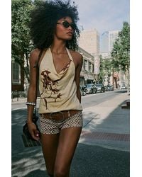 Free People - Amalina Printed Halter Top - Lyst