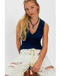 Free People - Neria V-Neck Tank Top - Lyst