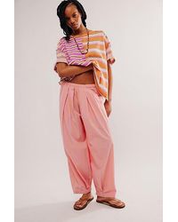 Free People - To The Sky Striped Parachute Trousers - Lyst