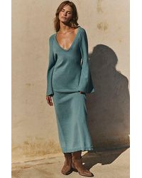 free-est - Frances Sweater Maxi Dress By - Lyst