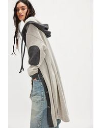 Free People - Tomorrows Sweatshirt Cardigan - Lyst