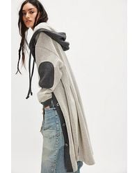 Free People - Tomorrows Sweatshirt Cardigan - Lyst