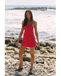 Free People - Beachside Cotton-Linen Mini - Lyst
