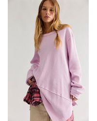 Free People - On Your Side Asymmetric Thermal - Lyst
