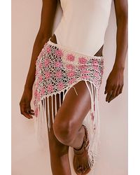 Frankie's Bikinis - Hendrix Crochet Skirt - Lyst