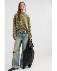 Free People - Nevada Striped Long-Sleeve Tee By - Lyst